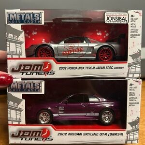 JDM tuners. Acura NSX and Nissan skyline.